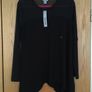 DKNY Long Stretch Mesh Jersey Top New    -   Handkerchief Hem Image 3