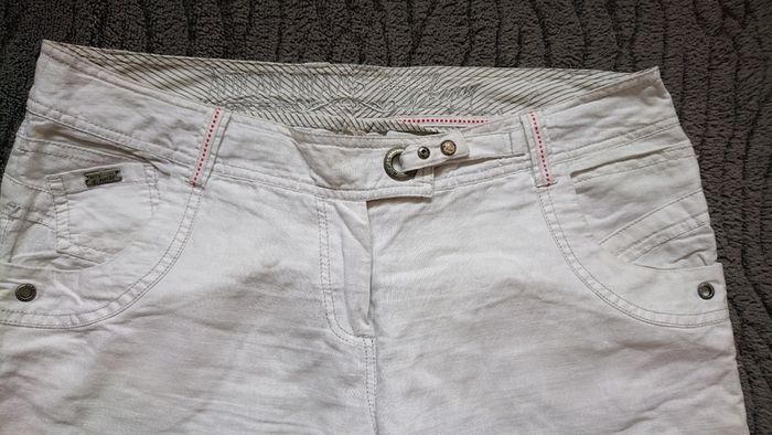 White Summer Trousers   Size 12