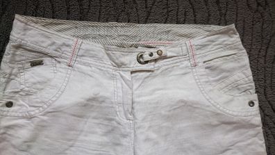 White Summer Trousers   Size 12