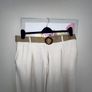 Brand New Ladies Ivory/ Beige Linen Trousers with Belt from Gallery Image 7