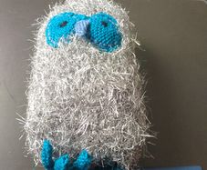 hand knitted owl