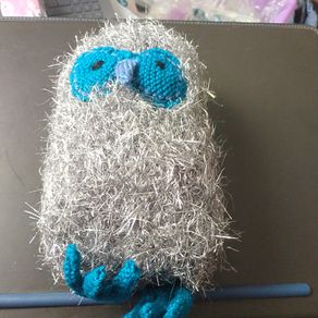 hand knitted owl
