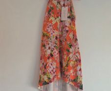 5years, Brand-New With Tags Ted Baker Pleated Halter Neck Dress With Floral Print