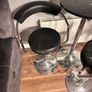 3 bar stools and table Image 3