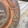 Antique Handmade Copper Charger Image 5