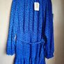 BNWT - Whistles Blue Warped Star Print Dobby Dress UK 14 Image 6