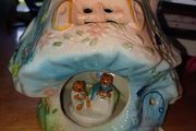 Vintage Ceramin Fairy House Tealight