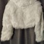 White fur bolero jacket Image 2