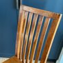 6 solid oak dining chairs Image 4