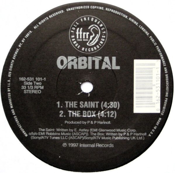 Orbital-the Saint/the Sinner