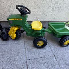 john deere tractor and trailer