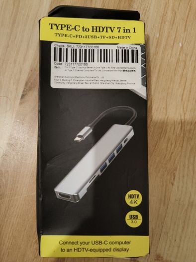 Type-C to Hdtv 7 in 1