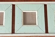 Turquoise Rustic Collage Frame for 5 Photos or Prints