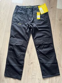 Men's Dunlop Black Work Trousers size 38w 32 L