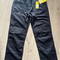 Men's Dunlop Black Work Trousers size 38w 32 L