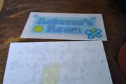 Rebecca room sign