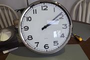 Clock wall type large