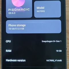 RedMagic 7S Pro - 18GB RAM / 512GB - Ultimate Gaming Beast (Boxed, Read Desc)