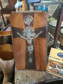 Vintage Holy Plaque /Cross