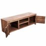 TV Cabinet Solid Acacia Wood 120x35x40 cm Image 2