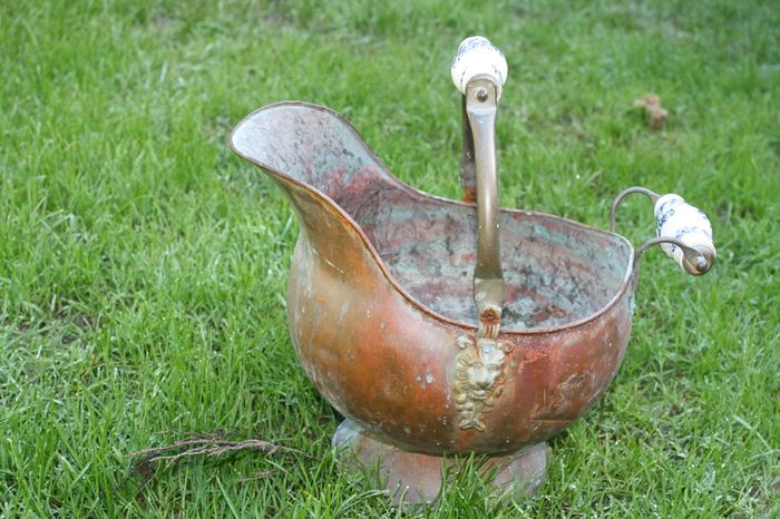 Vintage  bucket ceramic handles