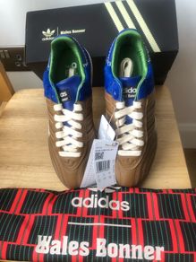 Adidas x Wales Bonner Samba Fox Brown Royal Blue UK 5 EU 38 Boxed
