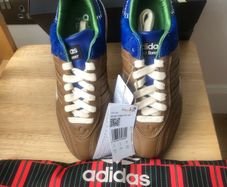 Adidas x Wales Bonner Samba Fox Brown Royal Blue UK 5 EU 38 Boxed