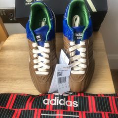 Adidas x Wales Bonner Samba Fox Brown Royal Blue UK 5 EU 38 Boxed