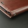 100% Handmade Luxury Leather Flip Case Cover For OnePlus X Image 5