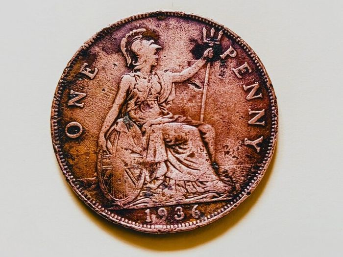 1936 George V UK Penny