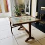 Vintage fire screen. Converts to coffee table Image 3