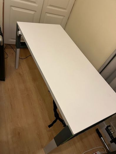 DESK IKEA PAHL desk 128cm X 58cm X (72cm/66cm/59cm)