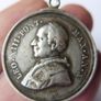Antique 1888 Papal States Sterling Silver Medal. Pope Leo XIII. 50th Episcopal Preisthood. 11,1g Image 2