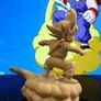 3D Printed Goku Flying Nimbus Figurine/ Model Image 3