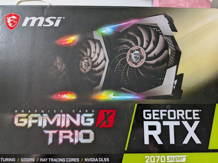 Geforce Rtx 2070 Super" Gaming X Trio 8gb Gddr6 Graphics Card