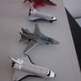 2019 Diecast Matchbox Swing Wing Fighter Jet & Siku Space Shuttle & Red Arrows Hawk Image 2
