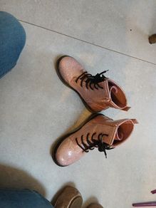 Pink boots