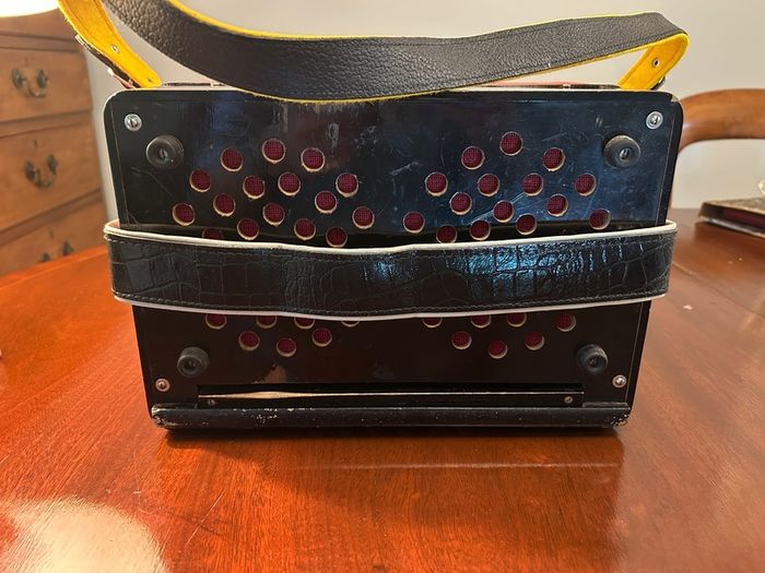 Hohner 3-Row Button Accordion - GCF - Vintage