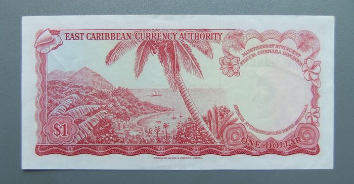 1965 East Carribean One Dollar