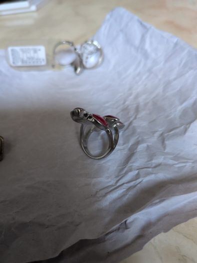 Selection of Costume  Jewellery Rings x 4 .Size - Medium.