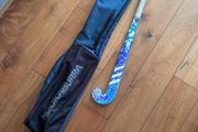 hockey stick and bag