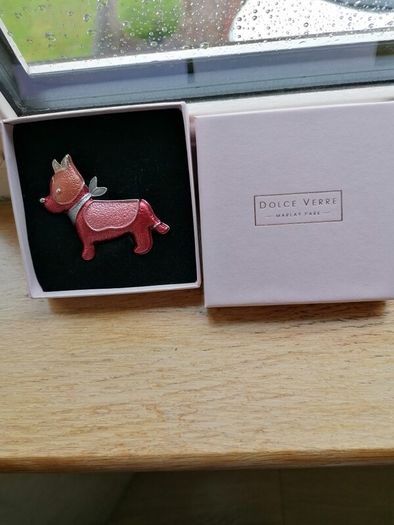 Jewellery Dog Brooch NEW