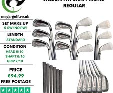 Wilson Fat Shaft Irons / 5-Sw (No Pw) / Regular