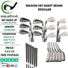 Wilson Fat Shaft Irons / 5-Sw (No Pw) / Regular