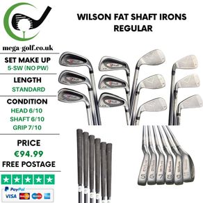 Wilson Fat Shaft Irons / 5-Sw (No Pw) / Regular