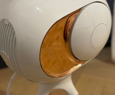 Stereo Pair of Devialet Phantom 1 gold 108db + Treepod stands with ash legs
