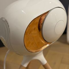 Stereo Pair of Devialet Phantom 1 gold 108db + Treepod stands with ash legs