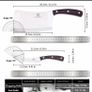Kitchen knives (set). New, in packaging. Sharp and comfortable Image 5