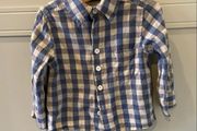 Rocha Little Rocha long sleeve check shirt 12-18