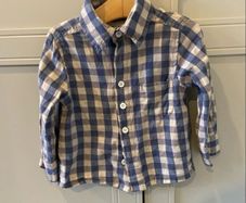 Rocha Little Rocha long sleeve check shirt 12-18